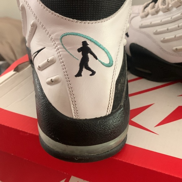 Nike Air Griffey Max 2 White Black Hyper Jade Men Size 14 442171-101 - Picture 5 of 6